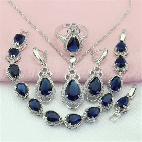 navy blue jewelry|navy blue and silver jewelry.